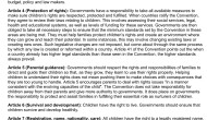 A summary of the rights under the Convention on the Rights of the Child